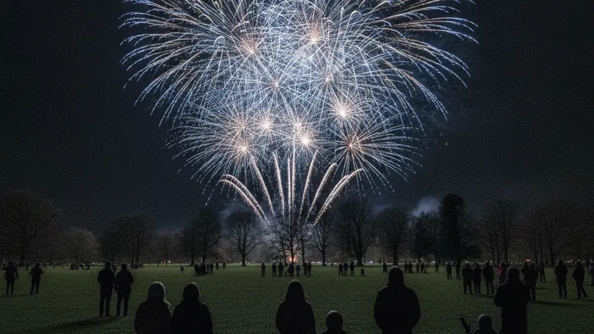 Bonfire Night in Hexham